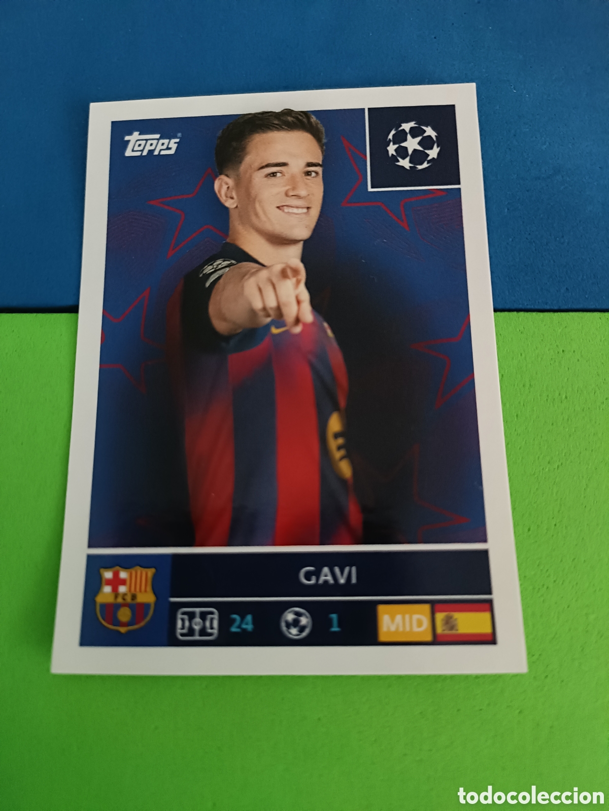 Football Stickers: TOPPS UEFA CHAMPIONS LEAGUE STICKERS CROMOS 2025 2026 25 26 - 191 Gavi Barcelona