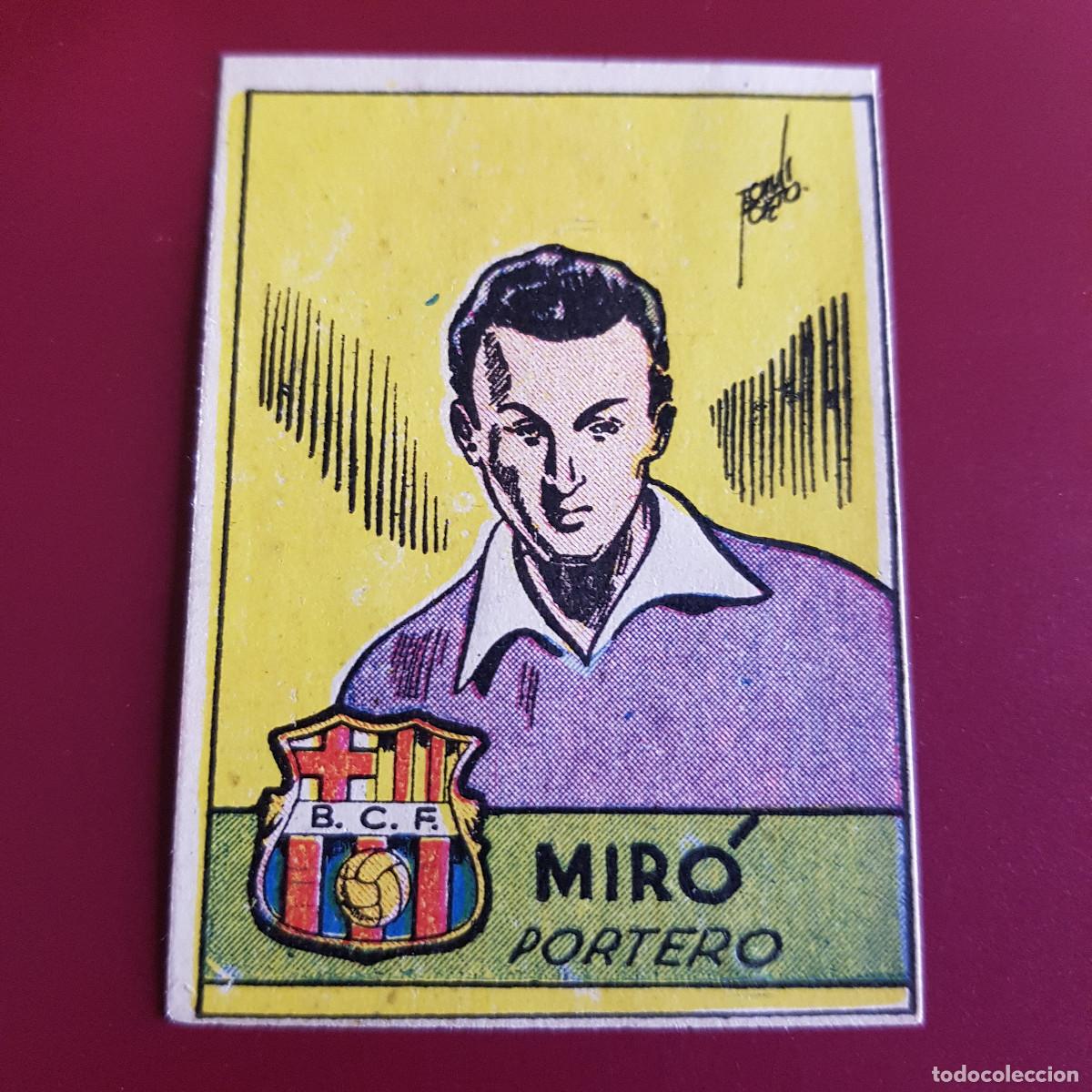 Cromos de Futebol: CISNE - ALBUM FUTBOLISTICO 1942 42 - BARCELONA - MIRO - NUNCA PEGADO