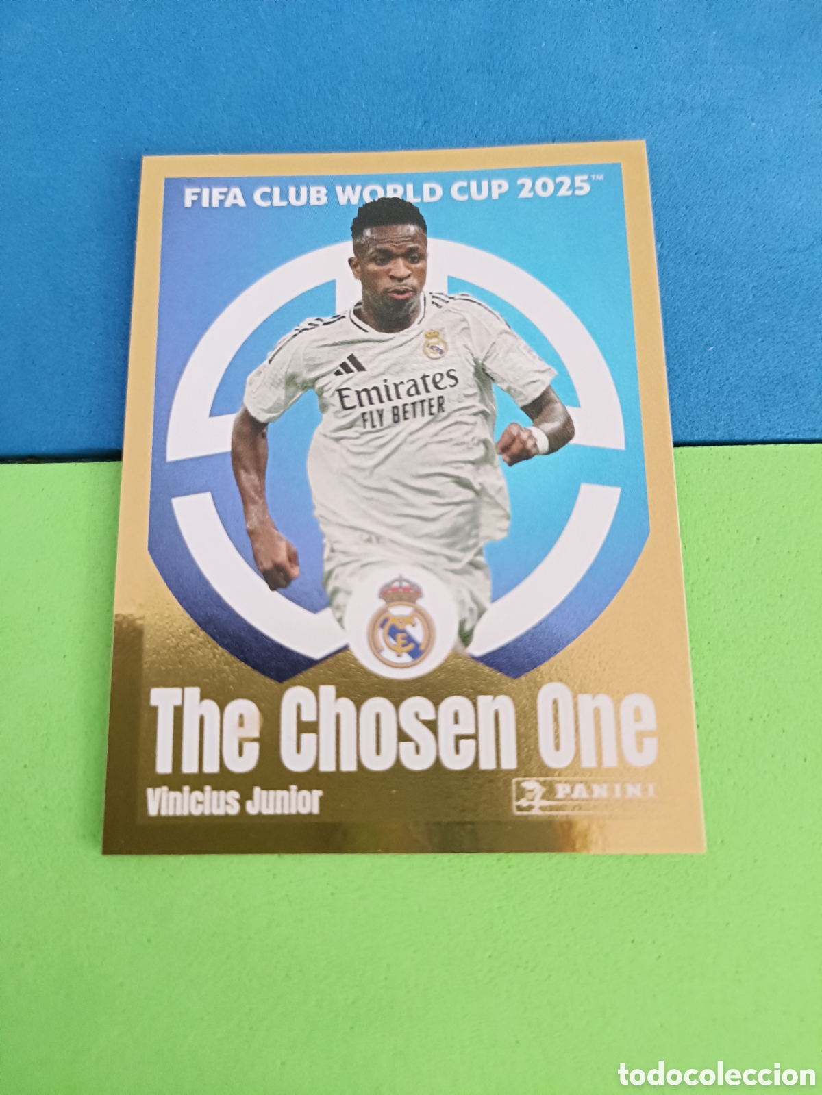 Football Stickers: Panini stickers club world cup 25 2025 - The chosen one 493 Vinicius Jr
