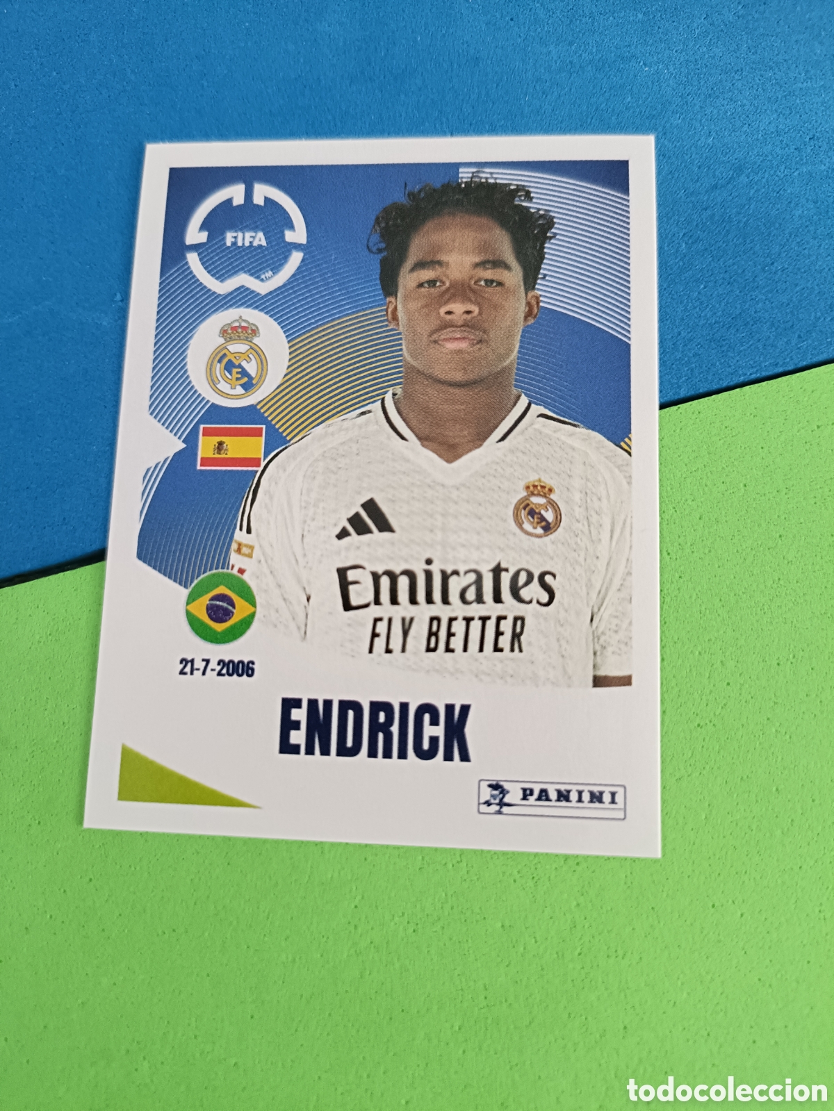 Cromos de F&uacute;tbol: Panini stickers club world cup 25 2025 - The chosen one 494 Endrick Real Madrid