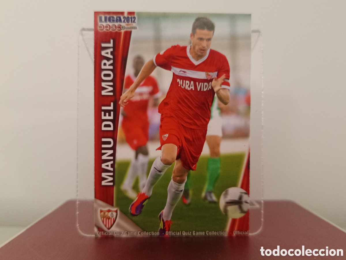 Cromos de F&uacute;tbol: ❇️ CROMO ⚽ MANU DEL MORAL SEVILLA FICHAS LIGA QUIZ 11 12 2011 2012 MUNDICROMO ❇️