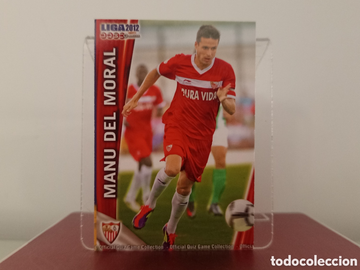 Cromos de F&uacute;tbol: ❇️ CROMO ⚽ MANU DEL MORAL SEVILLA FICHAS LIGA QUIZ 11 12 2011 2012 MUNDICROMO ❇️