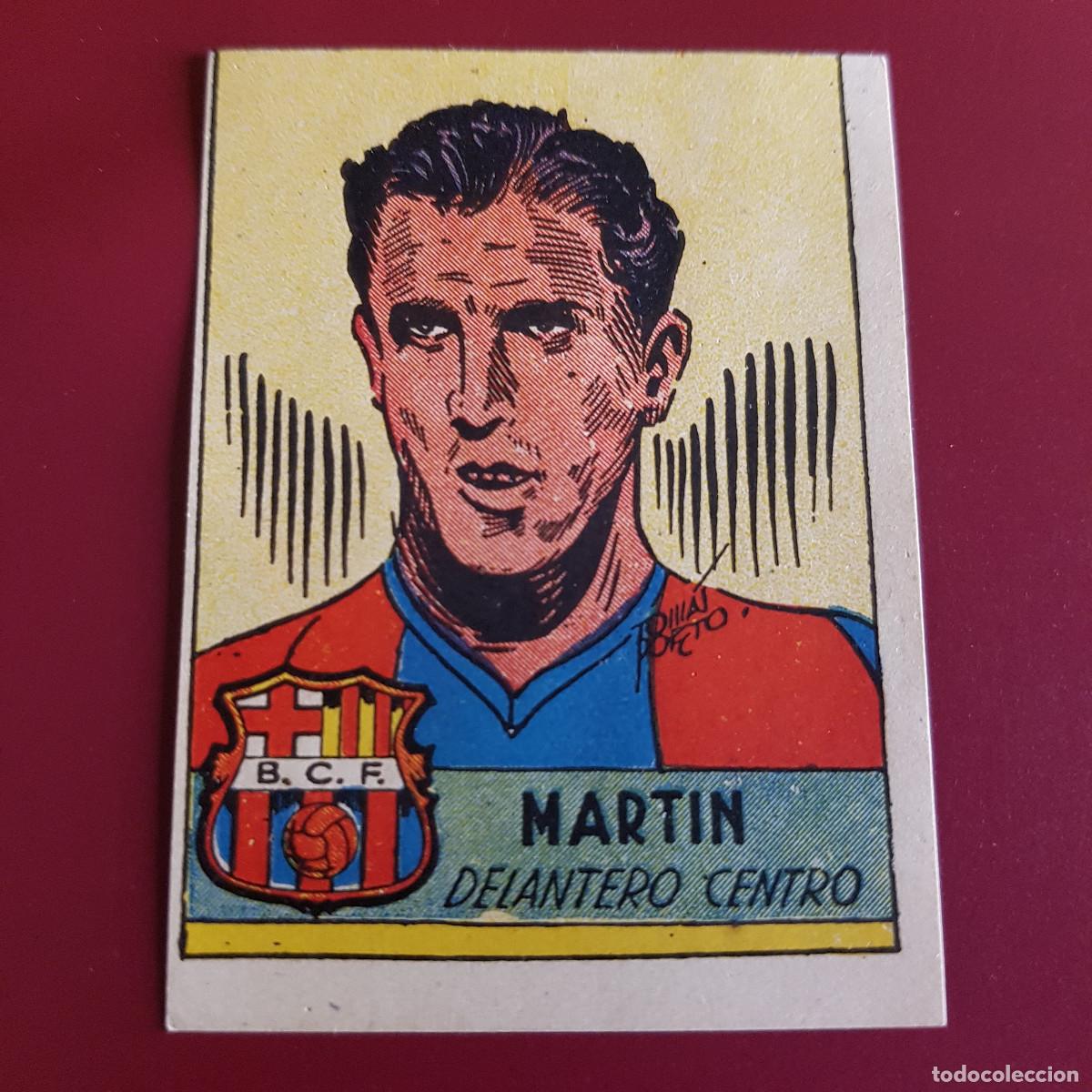 Cromos de F&uacute;tbol: CISNE - ALBUM FUTBOLISTICO 1942 42 - BARCELONA - MARTIN - NUNCA PEGADO
