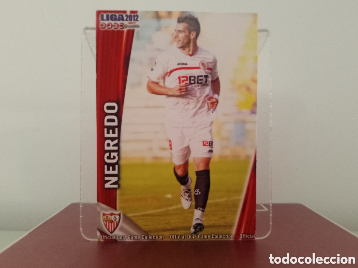 Cromos de F&uacute;tbol: ❇️ CROMO ⚽ NEGREDO SEVILLA FICHAS LIGA QUIZ 11 12 2011 2012 MUNDICROMO ❇️