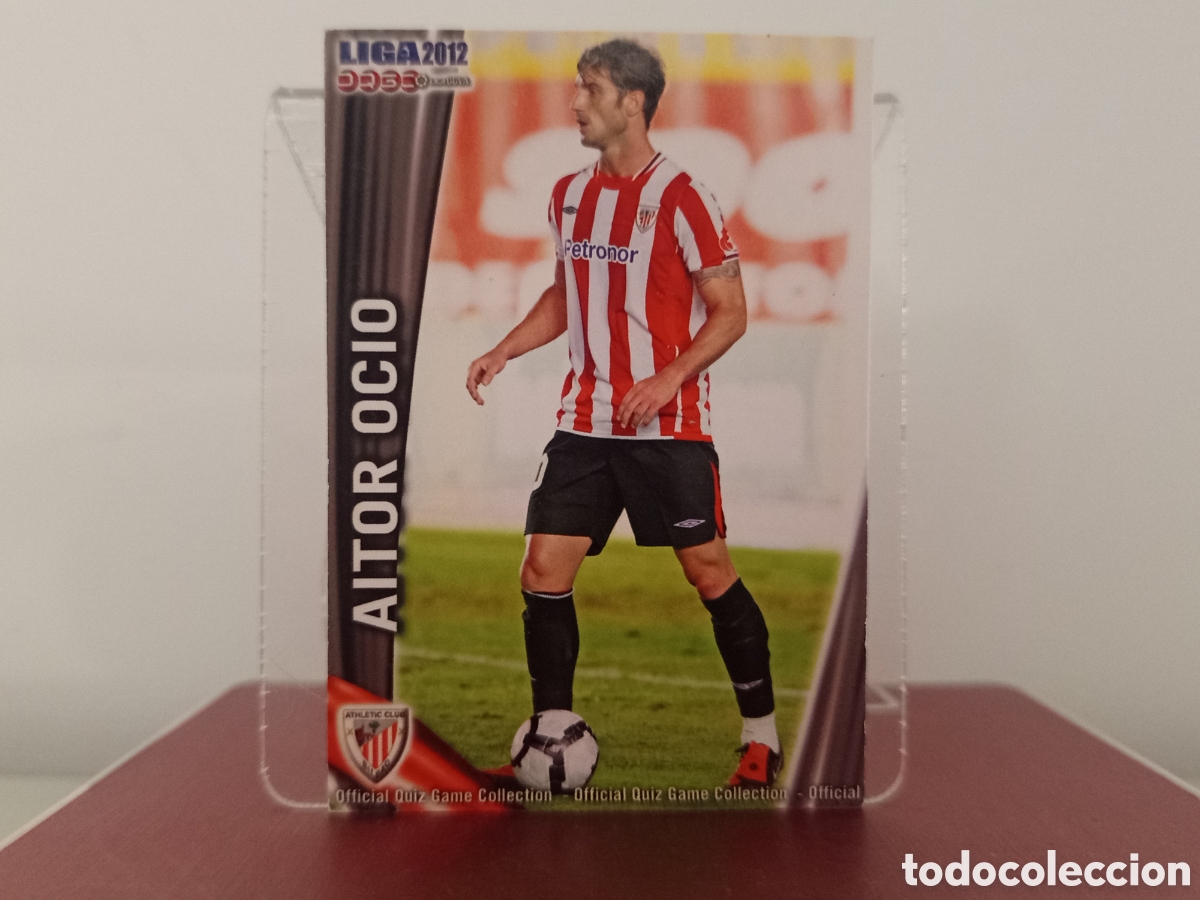 Cromos de F&uacute;tbol: ❇️ CROMO ⚽ AITOR OCIO ATHLETIC DE BILBAO FICHAS LIGA QUIZ 11 12 2011 2012 MUNDICROMO ❇️