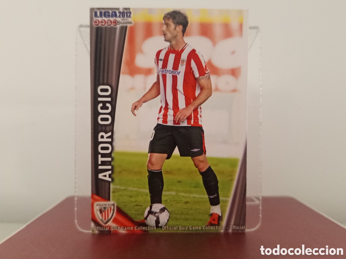 Cromos de F&uacute;tbol: ❇️ CROMO ⚽ AITOR OCIO ATHLETIC DE BILBAO FICHAS LIGA QUIZ 11 12 2011 2012 MUNDICROMO ❇️