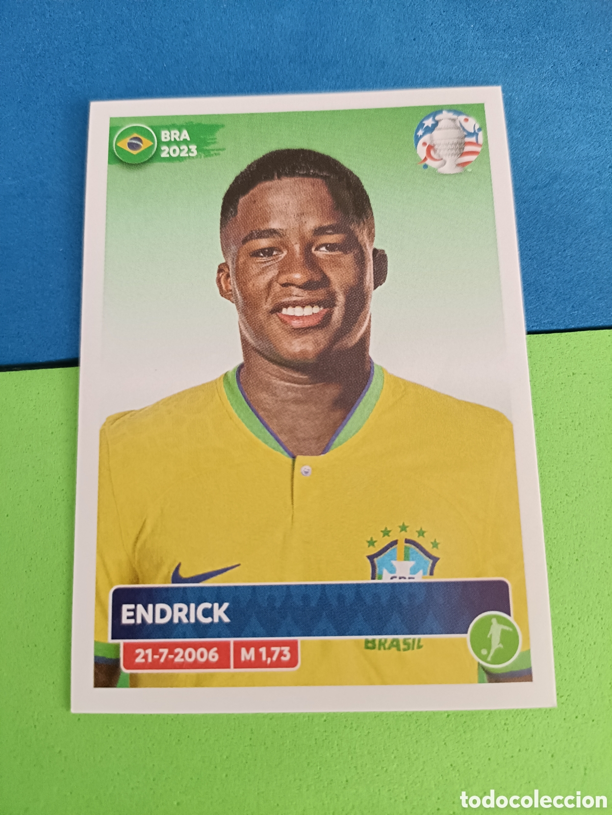 Cromos de F&uacute;tbol: Panini Stickers Copa America Conmebol USA 2024 - BRA22 Endrick Brasil