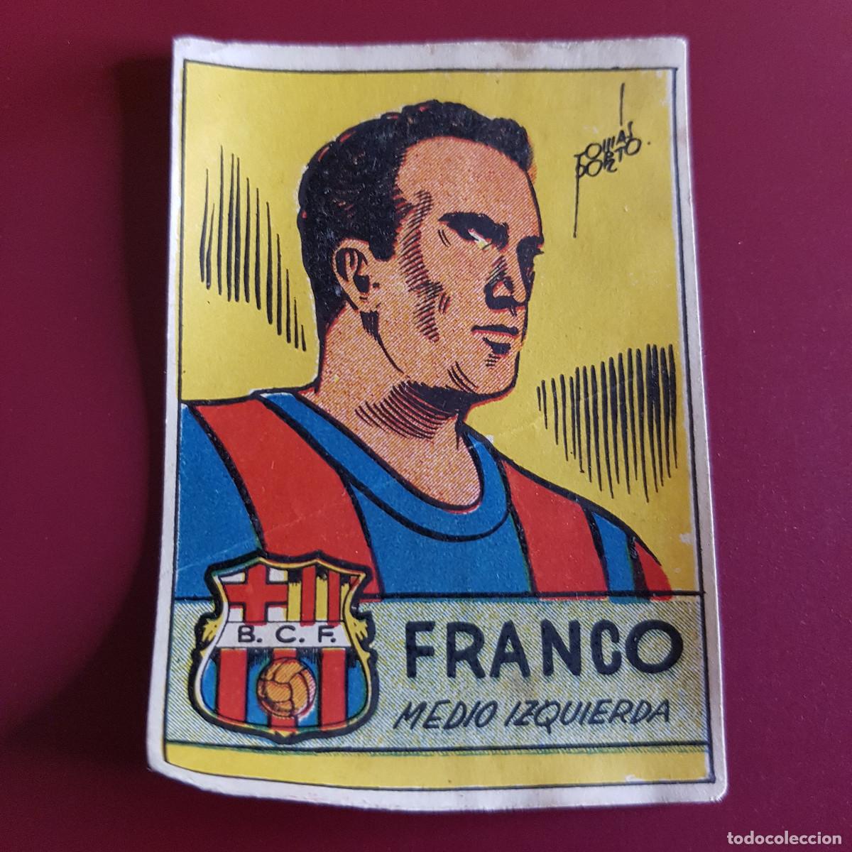 Cromos de F&uacute;tbol: CISNE - ALBUM FUTBOLISTICO 1942 42 - BARCELONA - FRANCO - NUNCA PEGADO