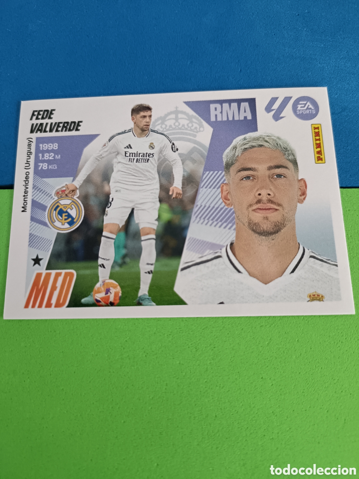 Cromos de F&uacute;tbol: Panini cromos stickers Liga este 2025 2026 25 26 - Real Madrid 14 Fede Valverde