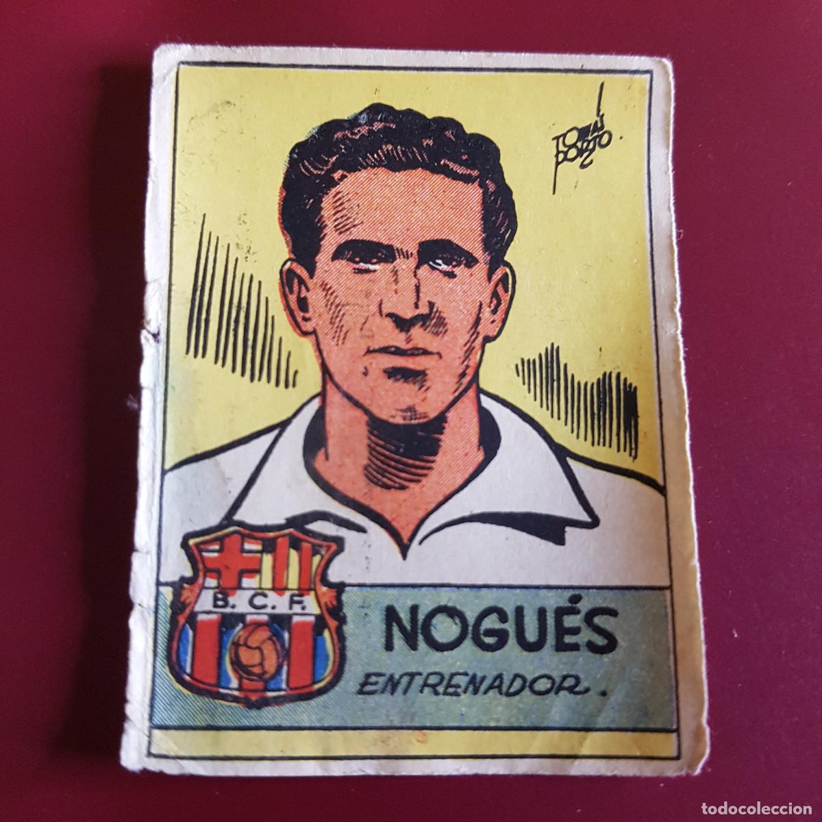 Cromos de F&uacute;tbol: CISNE - ALBUM FUTBOLISTICO 1942 42 - BARCELONA - NOGUES - NUNCA PEGADO