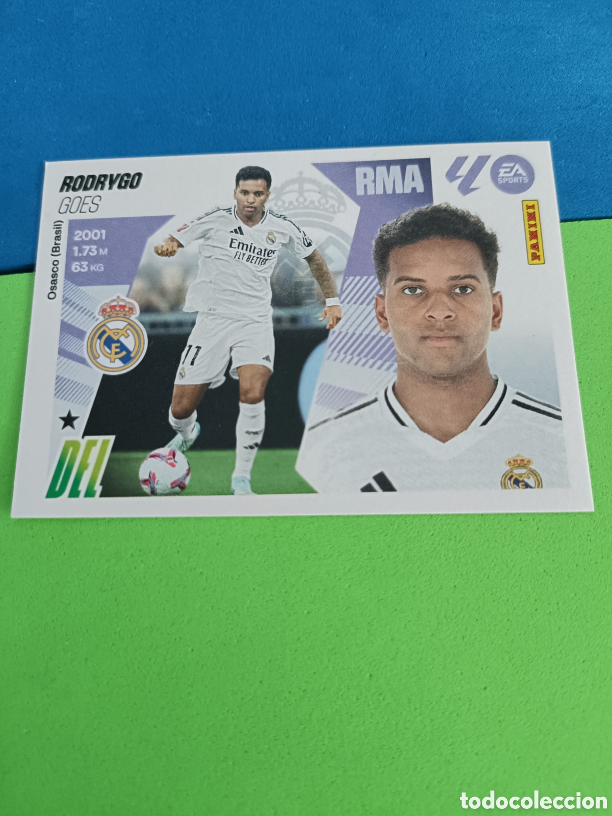 Cromos de F&uacute;tbol: Panini cromos stickers Liga este 2025 2026 25 26 - Real Madrid 18 Rodrygo