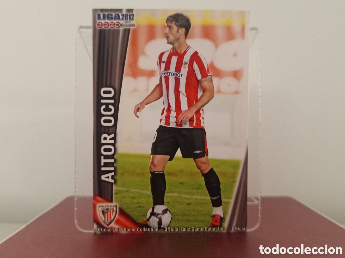 Cromos de F&uacute;tbol: ❇️ CROMO ⚽ AITOR OCIO ATHLETIC DE BILBAO FICHAS LIGA QUIZ 11 12 2011 2012 MUNDICROMO ❇️