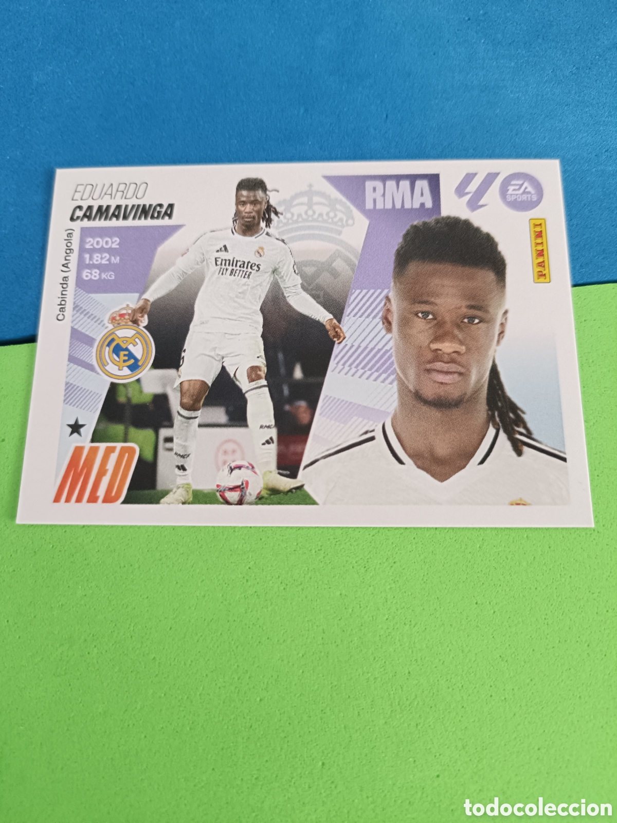 Cromos de F&uacute;tbol: Panini cromos stickers Liga este 2025 2026 25 26 - Real Madrid 12 Camavinga
