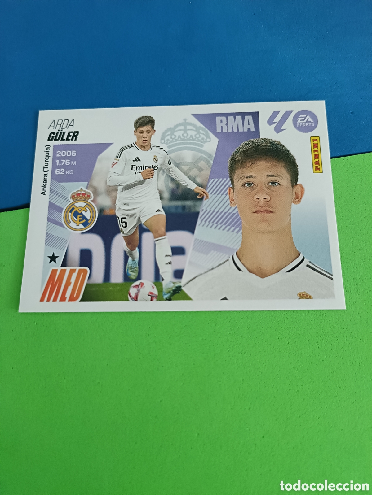 Cromos de F&uacute;tbol: Panini cromos stickers Liga este 2025 2026 25 26 - Real Madrid 16 G&uuml;ler