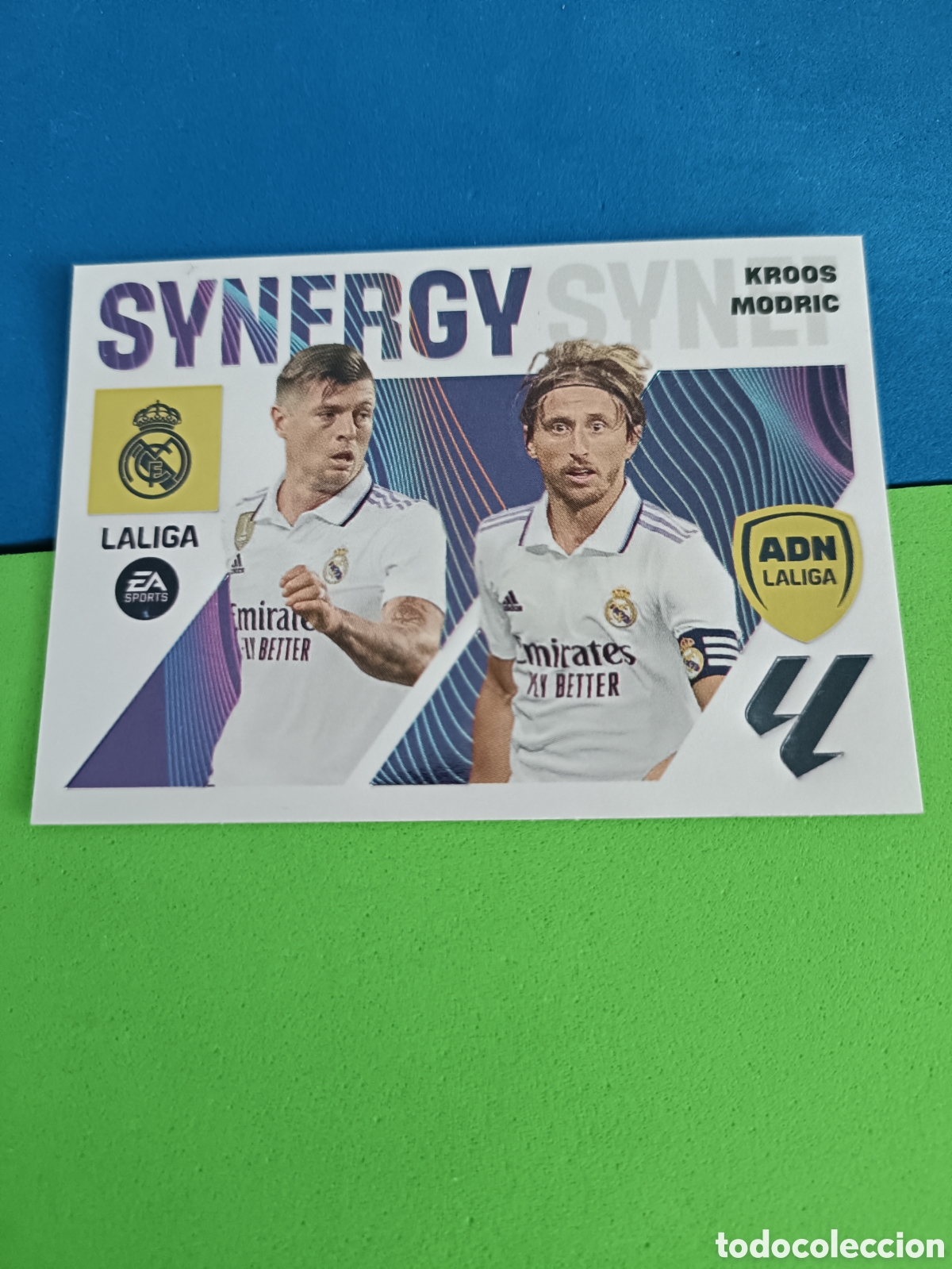 Cromos de F&uacute;tbol: LIGA ESTE stickers 2023 2024 23 24 PANINI -&nbsp; Synergy 11 Kroos / Modric Real Madrid