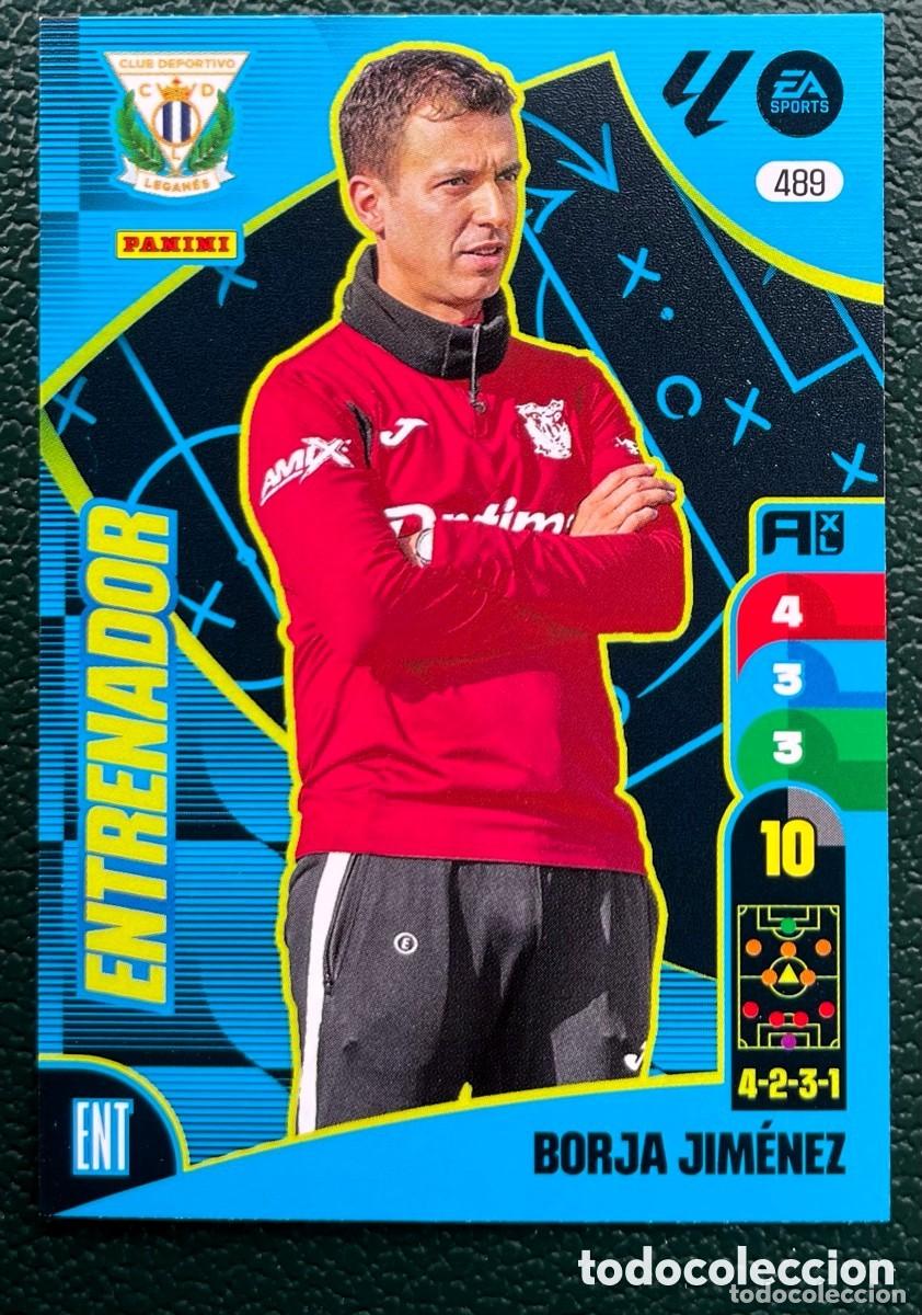 Cartes &agrave; collectionner de Football: 489 BORJA JIMENEZ ENTRENADOR CD LEGANES FICHAS ALBUM ADRENALYN XL 2024 2025 24 25