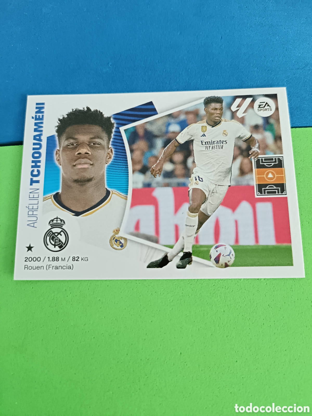 Cromos de F&uacute;tbol: Panini cromos stickers Liga este 2024 2025 24 25 - 11 Tchouameni Real Madrid