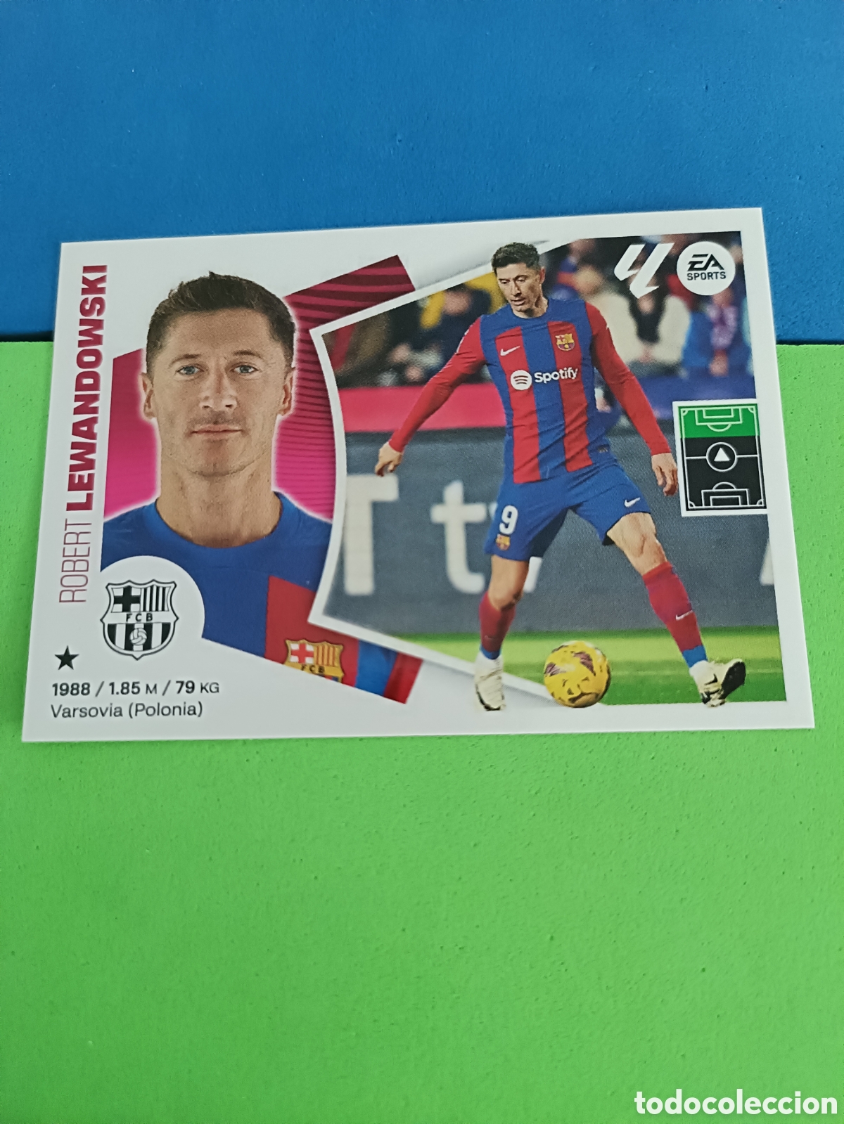 Cromos de F&uacute;tbol: Panini cromos stickers Liga este 2024 2025 24 25 - 19 Lewandowski Barcelona
