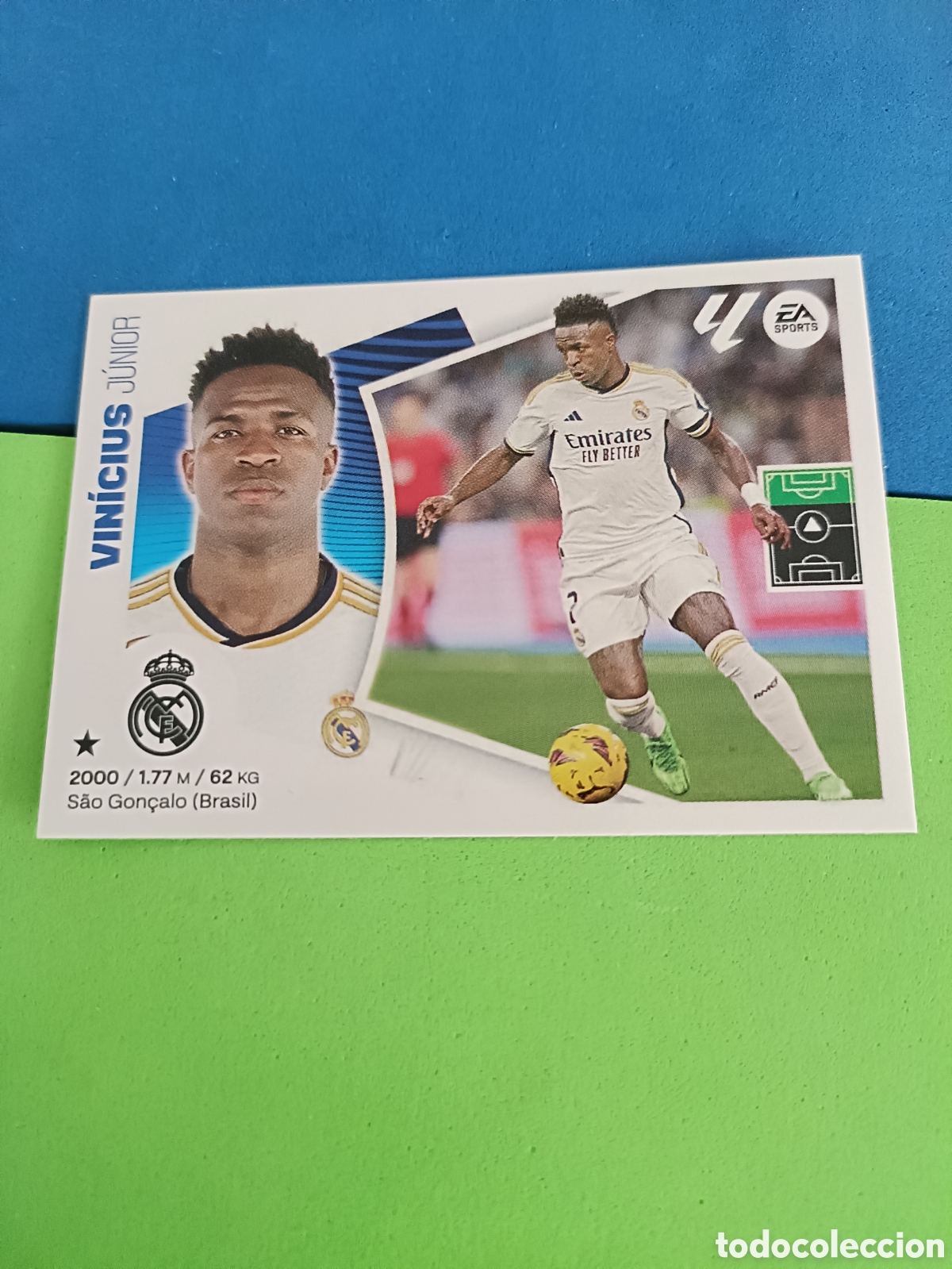 Cromos de F&uacute;tbol: Panini cromos stickers Liga este 2024 2025 24 25 - 19 Vinicius Real Madrid
