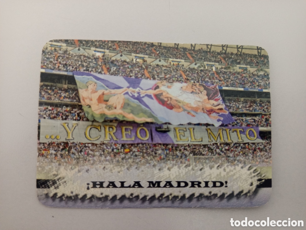 Cromos de F&uacute;tbol: ❇️ CROMO ⚽ HIMNO REAL MADRID FICHAS LIGA 2008 07 08 2007 2008 ❇️