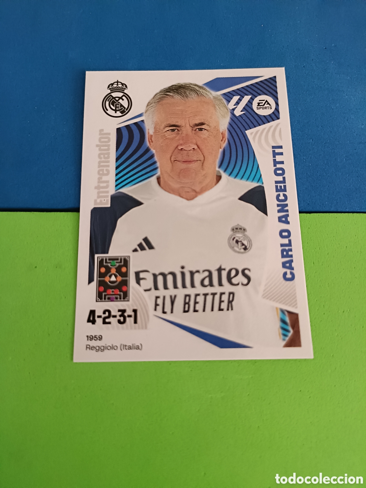 Cromos de F&uacute;tbol: Panini cromos stickers Liga este 2024 2025 24 25 - Entrenador 2 Ancelotti Real Madrid