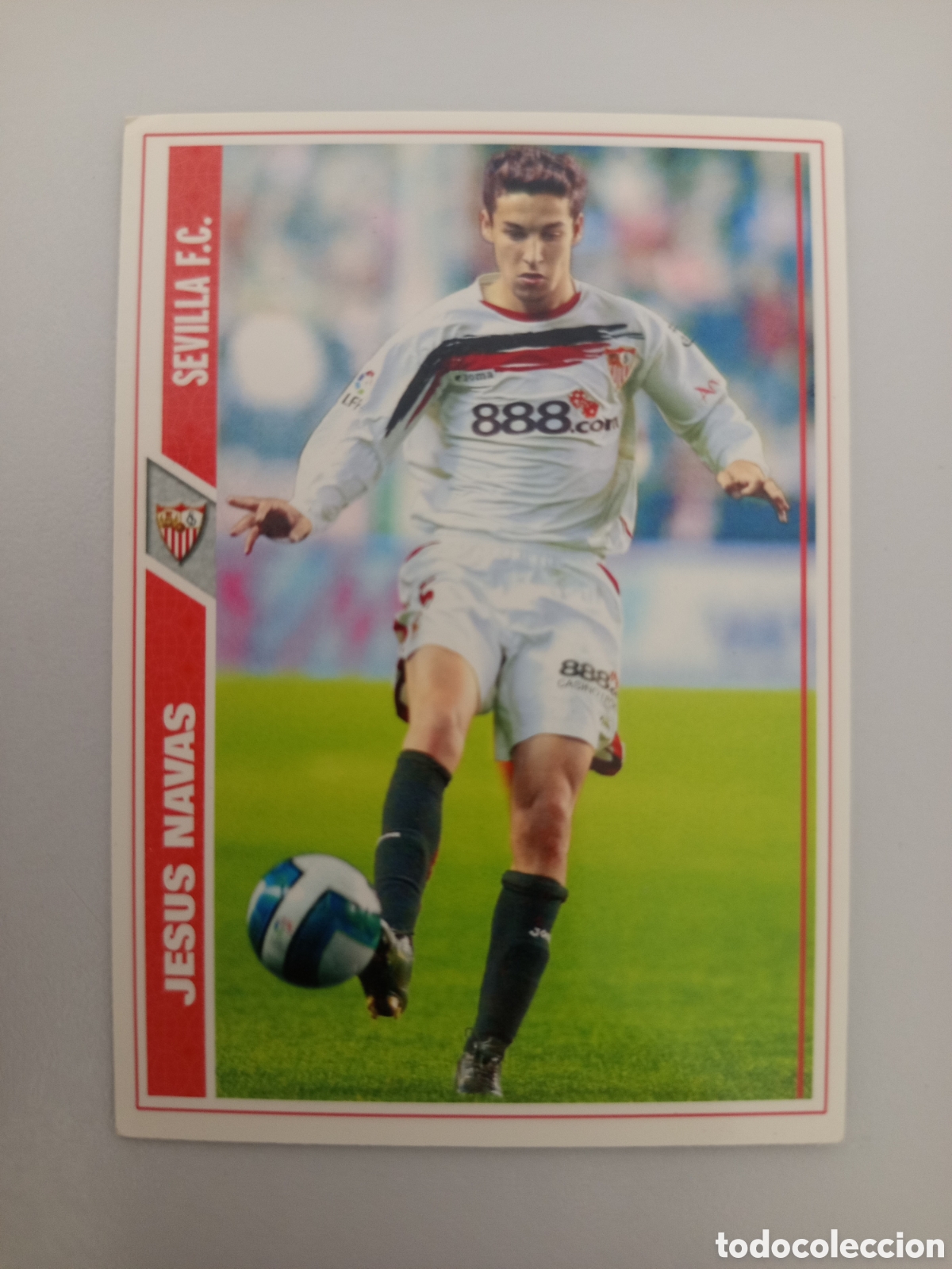 Cromos de F&uacute;tbol: ❇️ CROMO ⚽ JES&Uacute;S NAVAS SEVILLA FICHAS LIGA 2008 07 08 2007 2008 MUNDICROMO ❇️