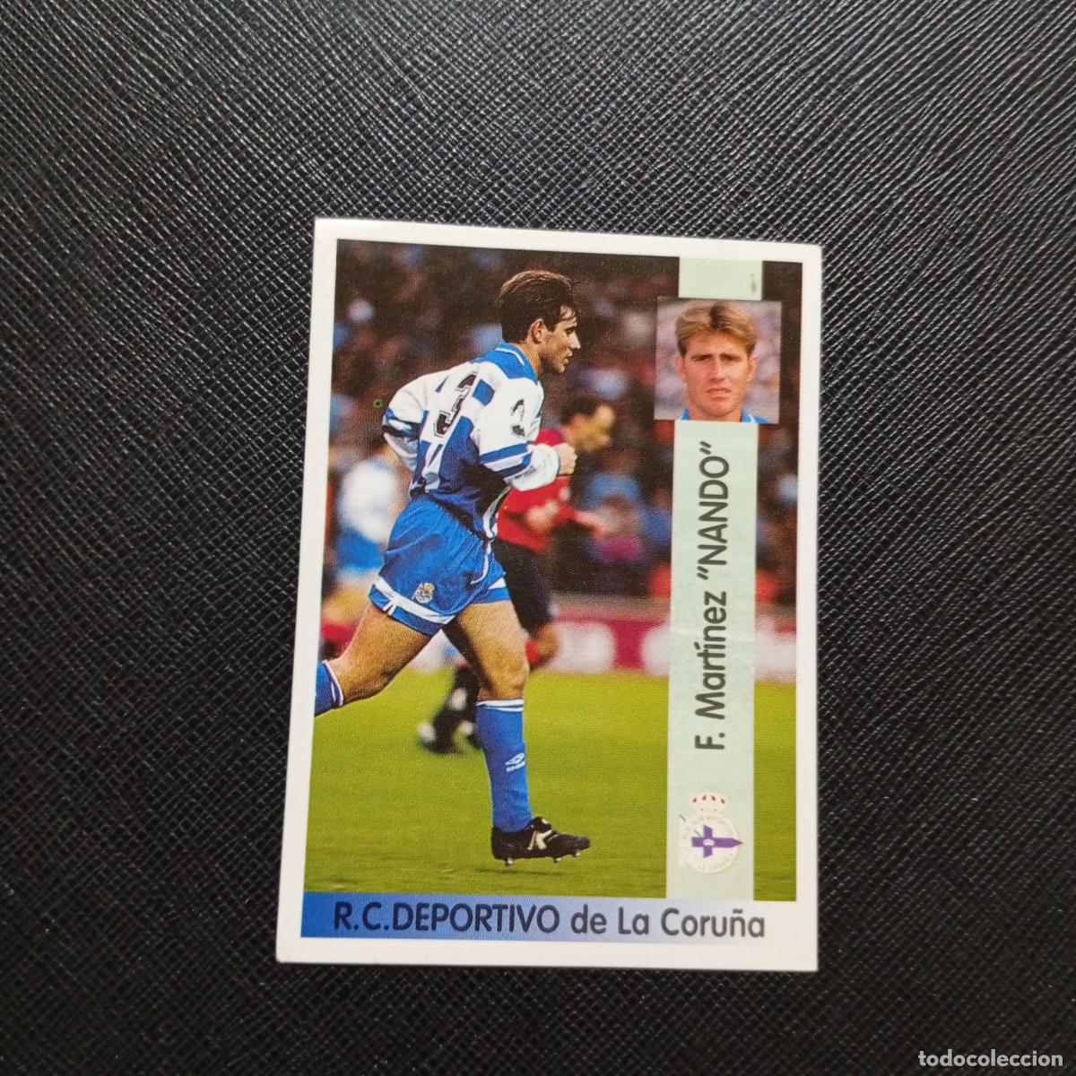 Cromos de F&uacute;tbol: 135 NANDO DEPORTIVO PANINI 1996 1997 CROMO FUTBOL LIGA 96 97 - SIN PEGAR - A190 PG26