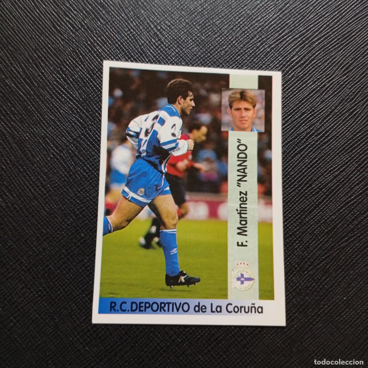 Cromos de F&uacute;tbol: 135 NANDO DEPORTIVO PANINI 1996 1997 CROMO FUTBOL LIGA 96 97 - SIN PEGAR - A190 PG28