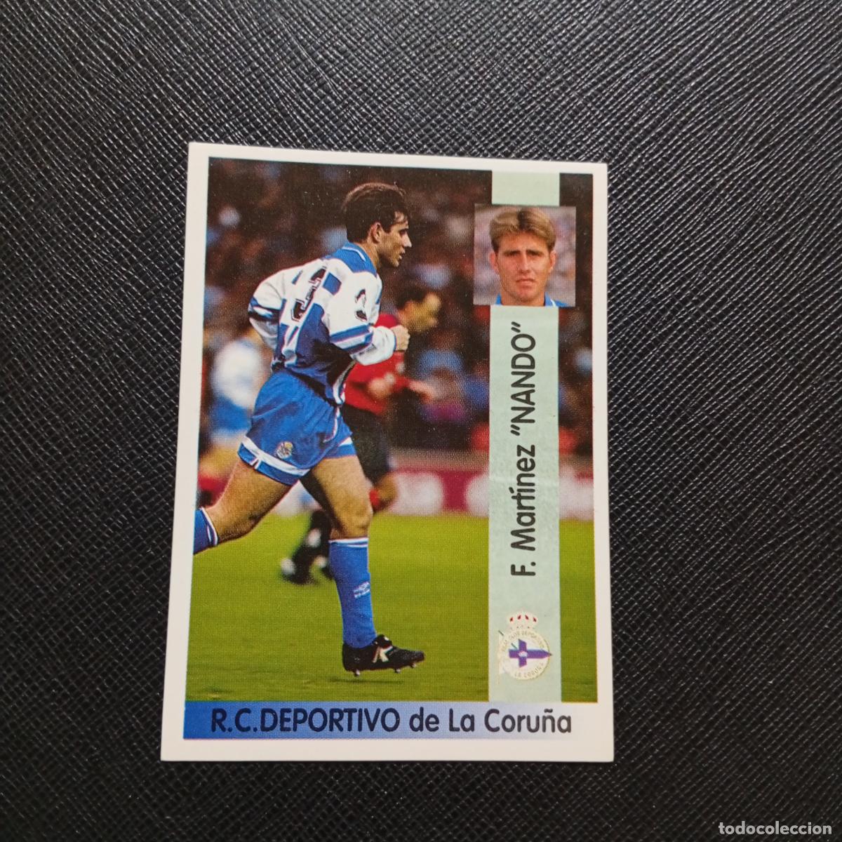 Cromos de F&uacute;tbol: 135 NANDO DEPORTIVO PANINI 1996 1997 CROMO FUTBOL LIGA 96 97 - SIN PEGAR - A190 PG30