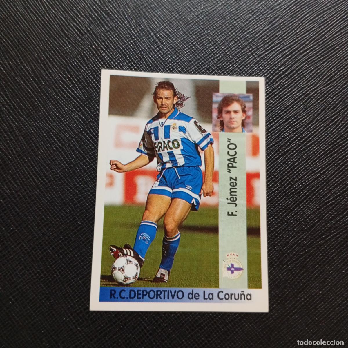 Fu&szlig;ball-Sticker: 133 PACO DEPORTIVO PANINI 1996 1997 CROMO FUTBOL LIGA 96 97 - SIN PEGAR - A190 PG33 B