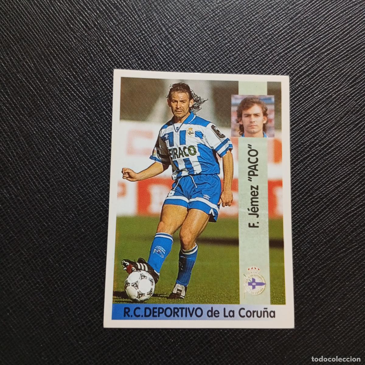 Cromos de F&uacute;tbol: 133 PACO DEPORTIVO PANINI 1996 1997 CROMO FUTBOL LIGA 96 97 - SIN PEGAR - A190 PG34