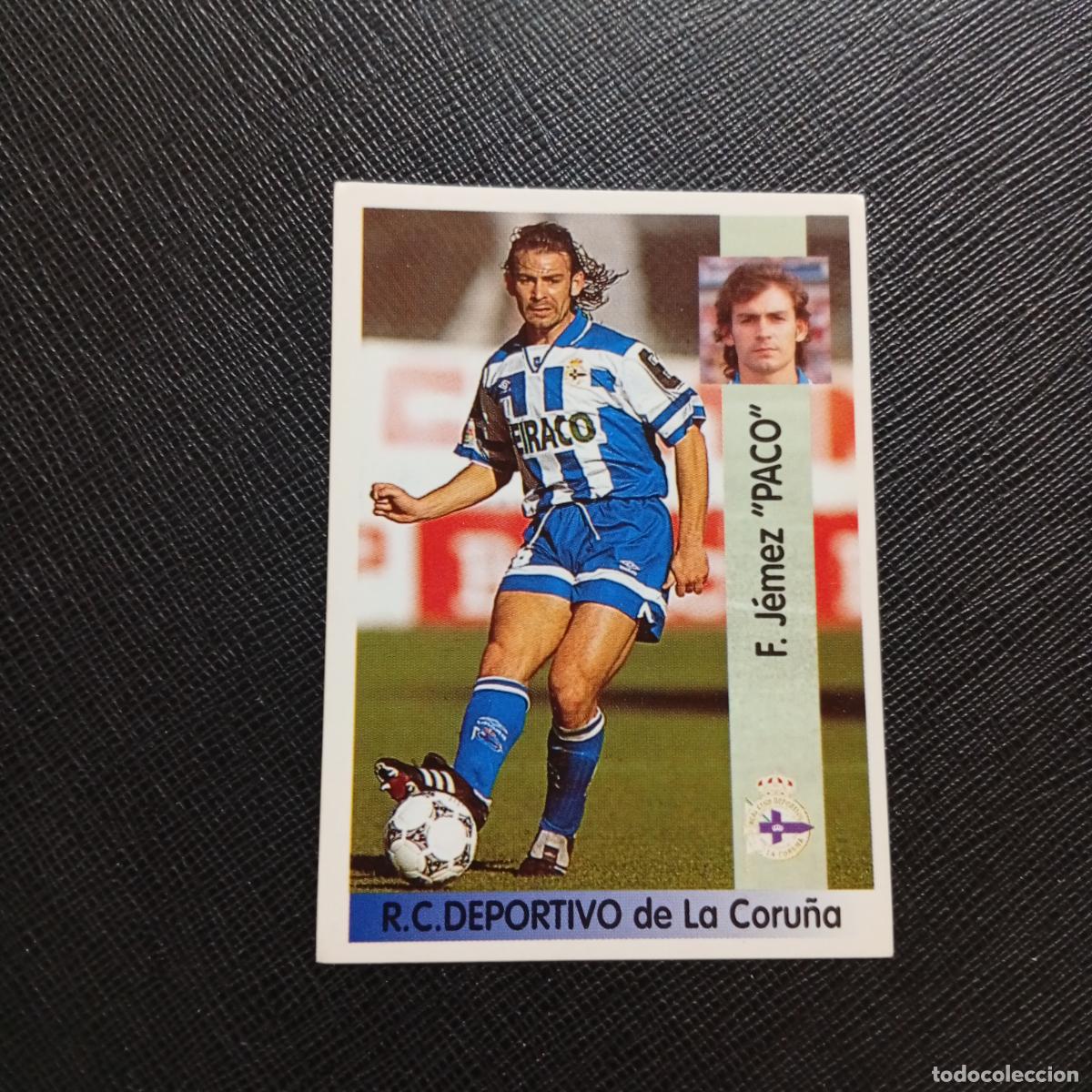 Cromos de F&uacute;tbol: 133 PACO DEPORTIVO PANINI 1996 1997 CROMO FUTBOL LIGA 96 97 - SIN PEGAR - A190 PG34 B