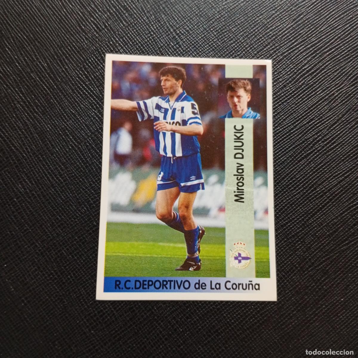 Cromos de F&uacute;tbol: 132 DJUKIC DEPORTIVO PANINI 1996 1997 CROMO FUTBOL LIGA 96 97 - SIN PEGAR - A190 PG35
