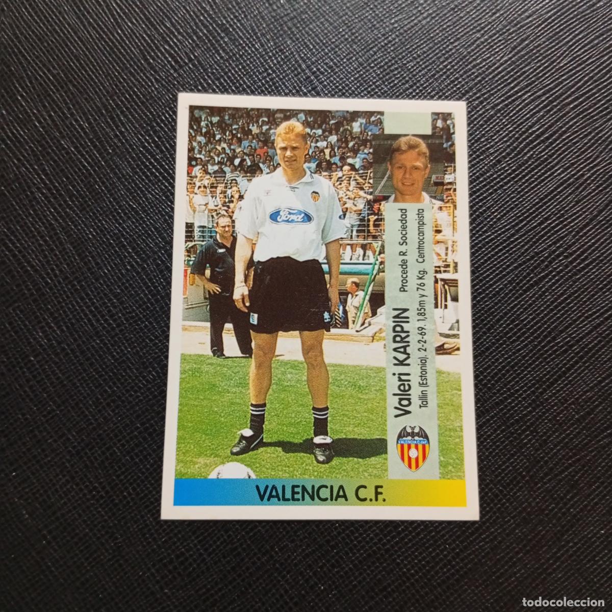 Cromos de F&uacute;tbol: 373 KARPIN VALENCIA PANINI 1996 1997 CROMO FUTBOL LIGA 96 97 - SIN PEGAR - A190 PG45