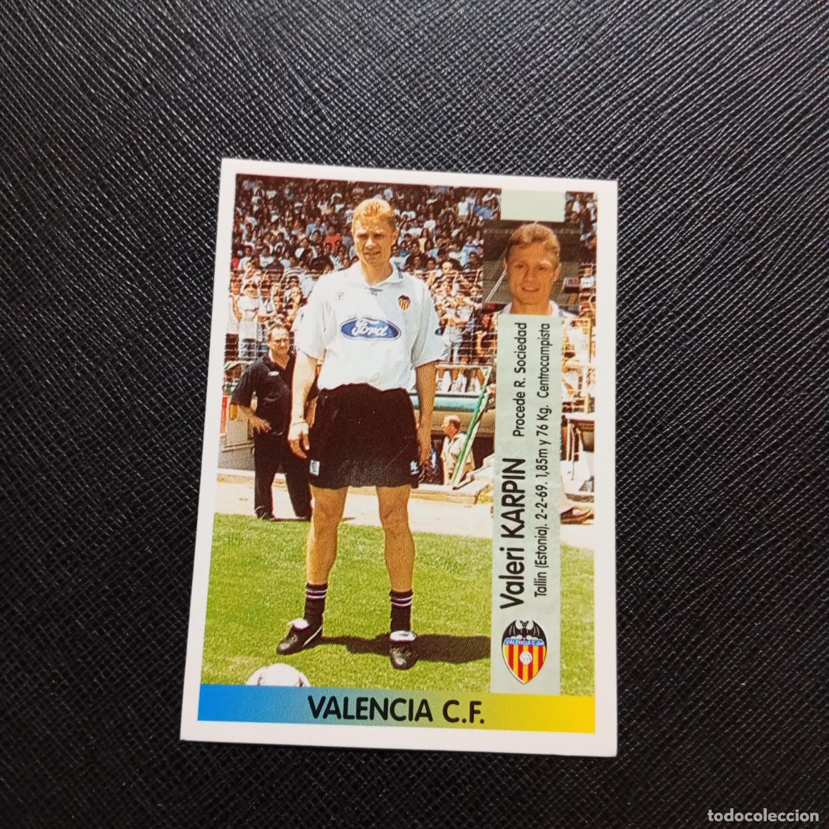 Cromos de F&uacute;tbol: 373 KARPIN VALENCIA PANINI 1996 1997 CROMO FUTBOL LIGA 96 97 - SIN PEGAR - A190 PG45 B