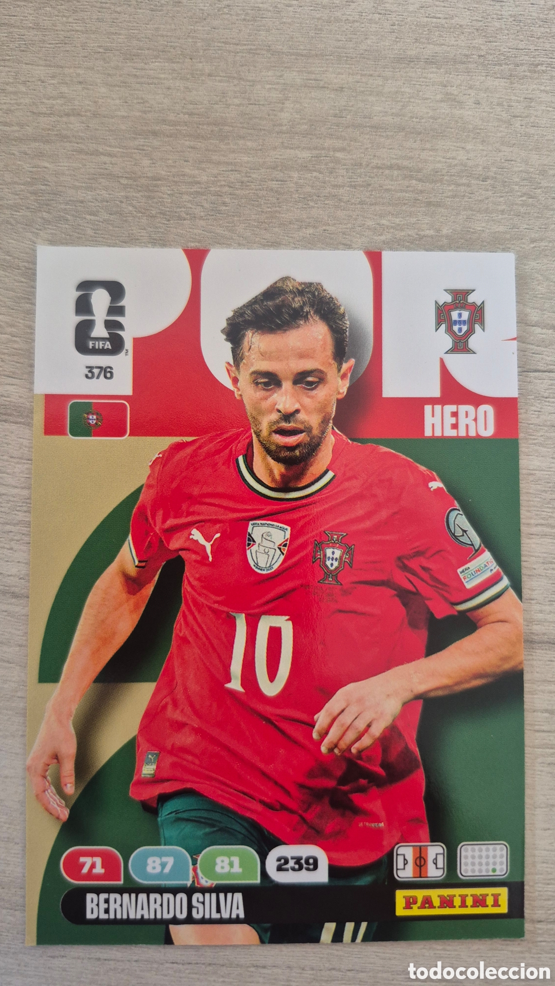 Cromos de F&uacute;tbol: N&deg;376 Portugal Bernardo Silva Adrenalyn FIFA World Cup 26
