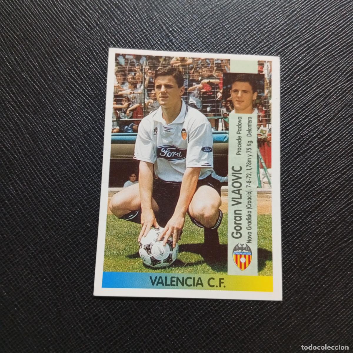 Cromos de F&uacute;tbol: 372 VLAOVIC VALENCIA PANINI 1996 1997 CROMO FUTBOL LIGA 96 97 - SIN PEGAR - A190 PG48