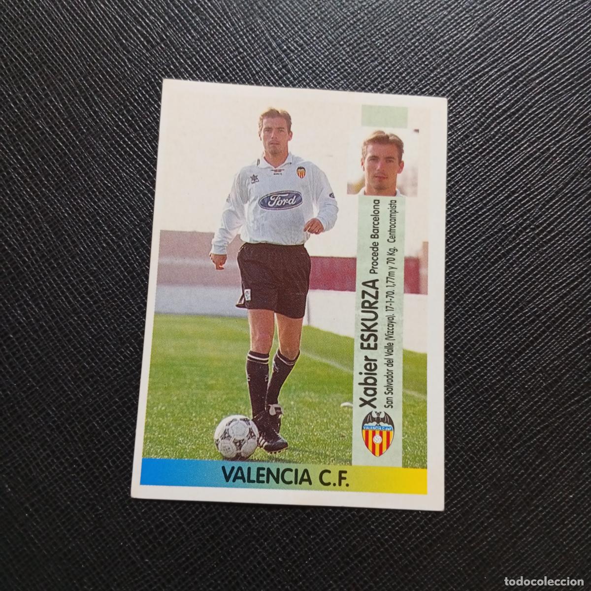 Cromos de F&uacute;tbol: 31A 31 ESKURZA VALENCIA PANINI 1996 1997 CROMO FUTBOL LIGA 96 97 - SIN PEGAR - A190 PG48