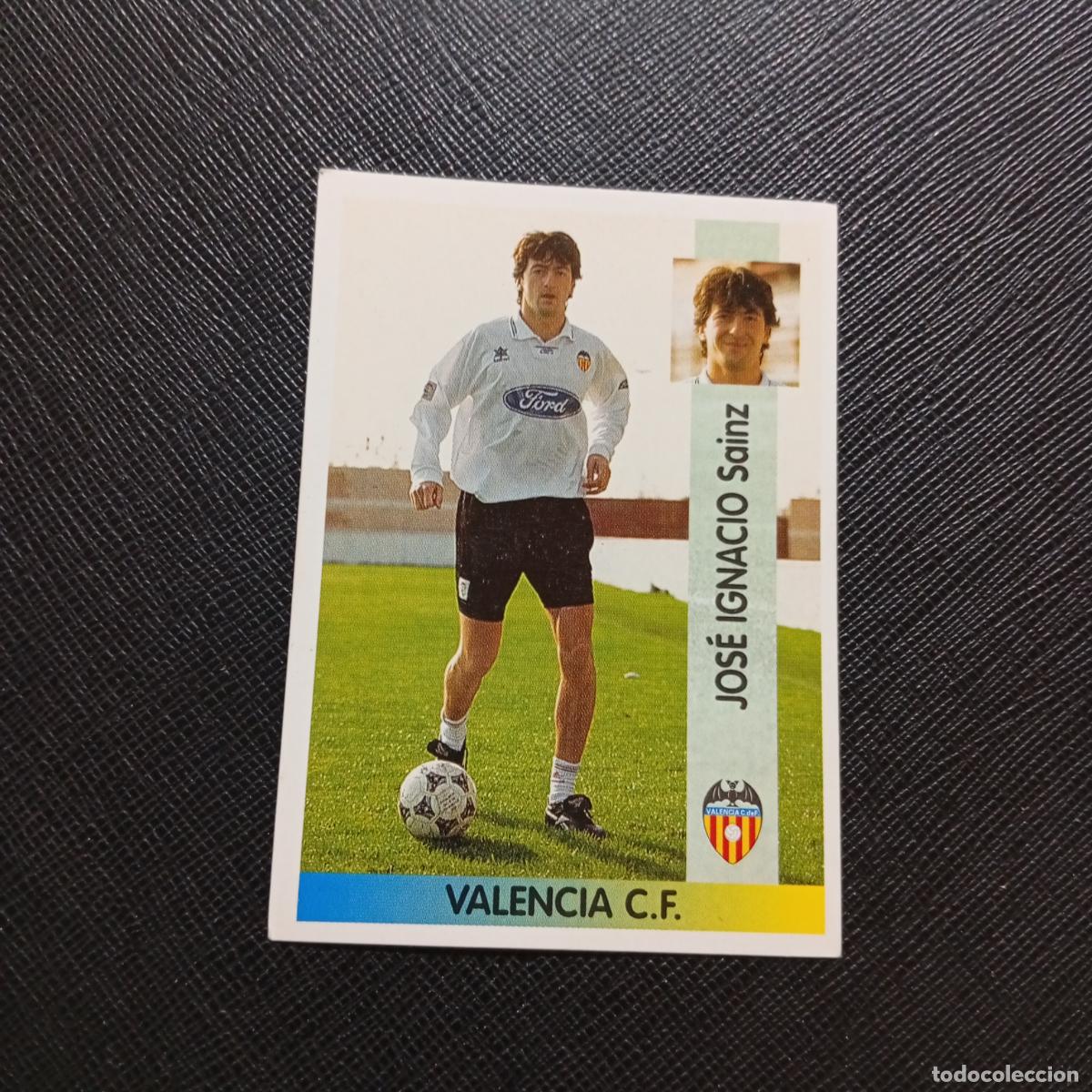 Cromos de F&uacute;tbol: 25 JOSE IGNACIO VALENCIA PANINI 1996 1997 CROMO FUTBOL LIGA 96 97 - SIN PEGAR - A190 PG52
