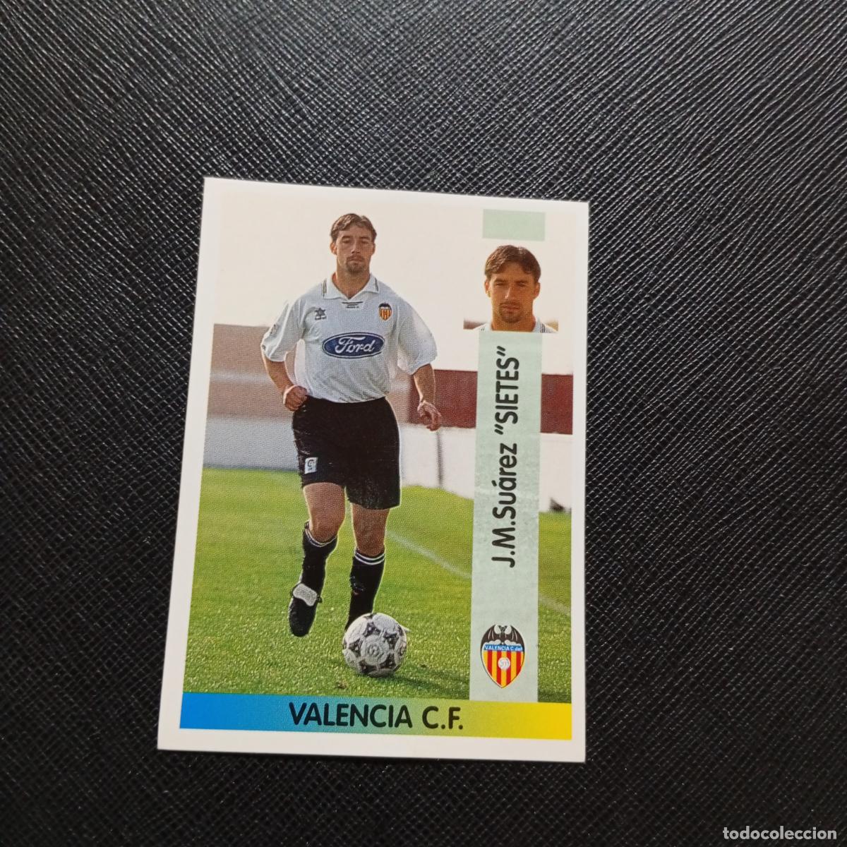 Cromos de F&uacute;tbol: 23 SIETES VALENCIA PANINI 1996 1997 CROMO FUTBOL LIGA 96 97 - SIN PEGAR - A190 PG58