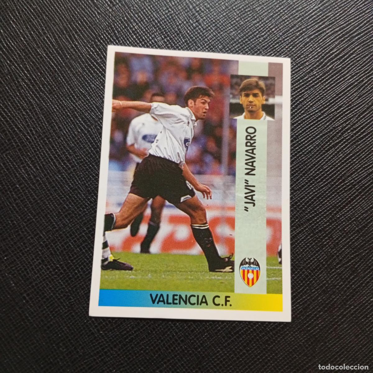 Cromos de F&uacute;tbol: 22 JAVI NAVARRO VALENCIA PANINI 1996 1997 CROMO FUTBOL LIGA 96 97 - SIN PEGAR - A190 PG58