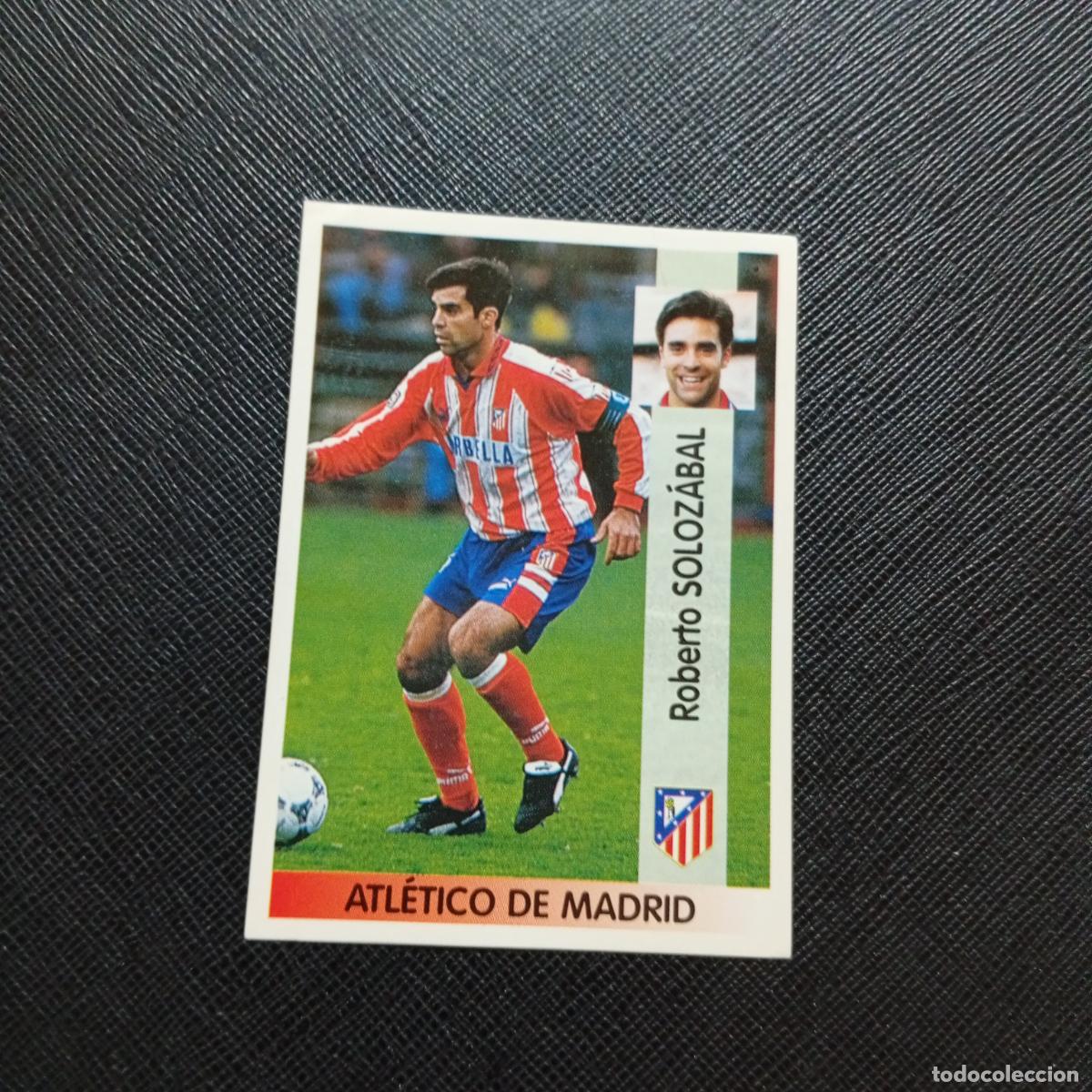 Cromos de F&uacute;tbol: 5 SOLOZABAL AT MADRID PANINI 1996 1997 CROMO FUTBOL LIGA 96 97 - SIN PEGAR - A190 PG70