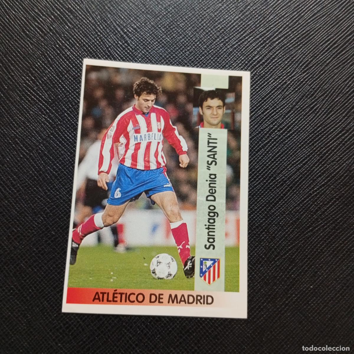 Cromos de F&uacute;tbol: 4 SANTI AT MADRID PANINI 1996 1997 CROMO FUTBOL LIGA 96 97 - SIN PEGAR - A190 PG70
