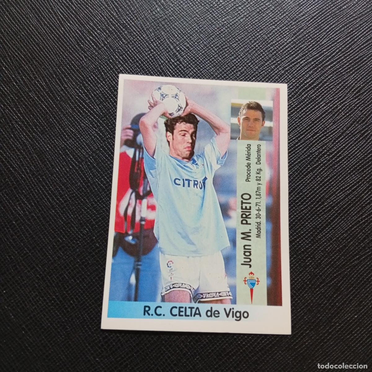 Cromos de F&uacute;tbol: 364 PRIETO CELTA PANINI 1996 1997 CROMO FUTBOL LIGA 96 97 - SIN PEGAR - A190 PG74 B