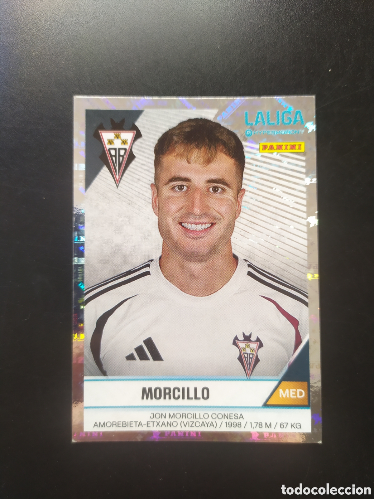 Cromos de F&uacute;tbol: Liga Hypermotion 2024 2025 24 25 panini Morcillo n&deg; 16 Albacete