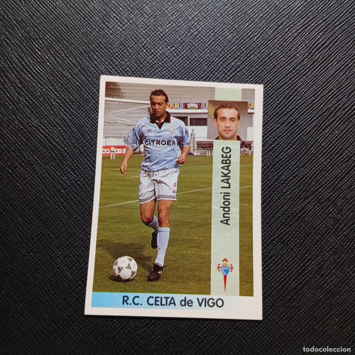 Cromos de Futebol: 162 LAKABEG CELTA PANINI 1996 1997 CROMO FUTBOL LIGA 96 97 - SIN PEGAR - A191 PG127