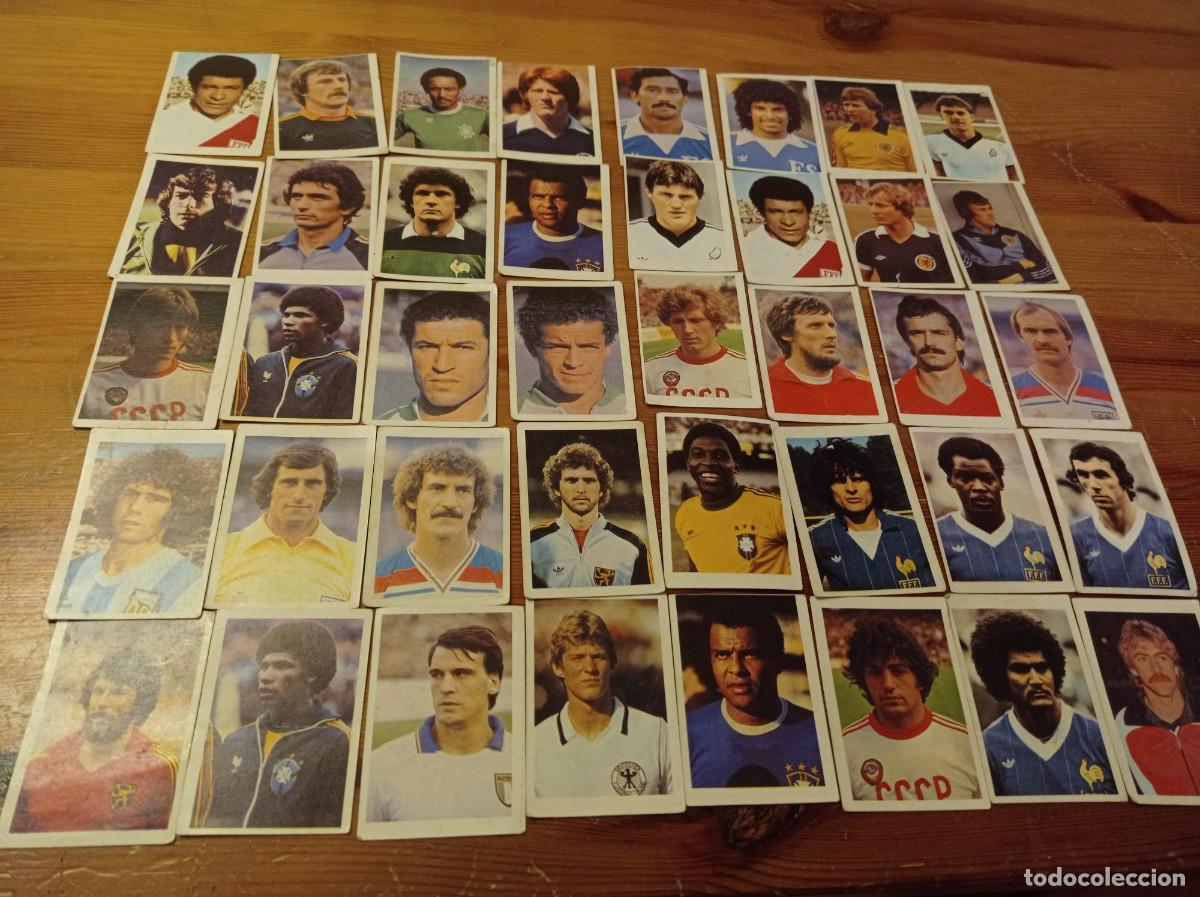 Figurine di Calcio: Lote 103 cromos Espa&ntilde;a 82 FHER sin pegar
