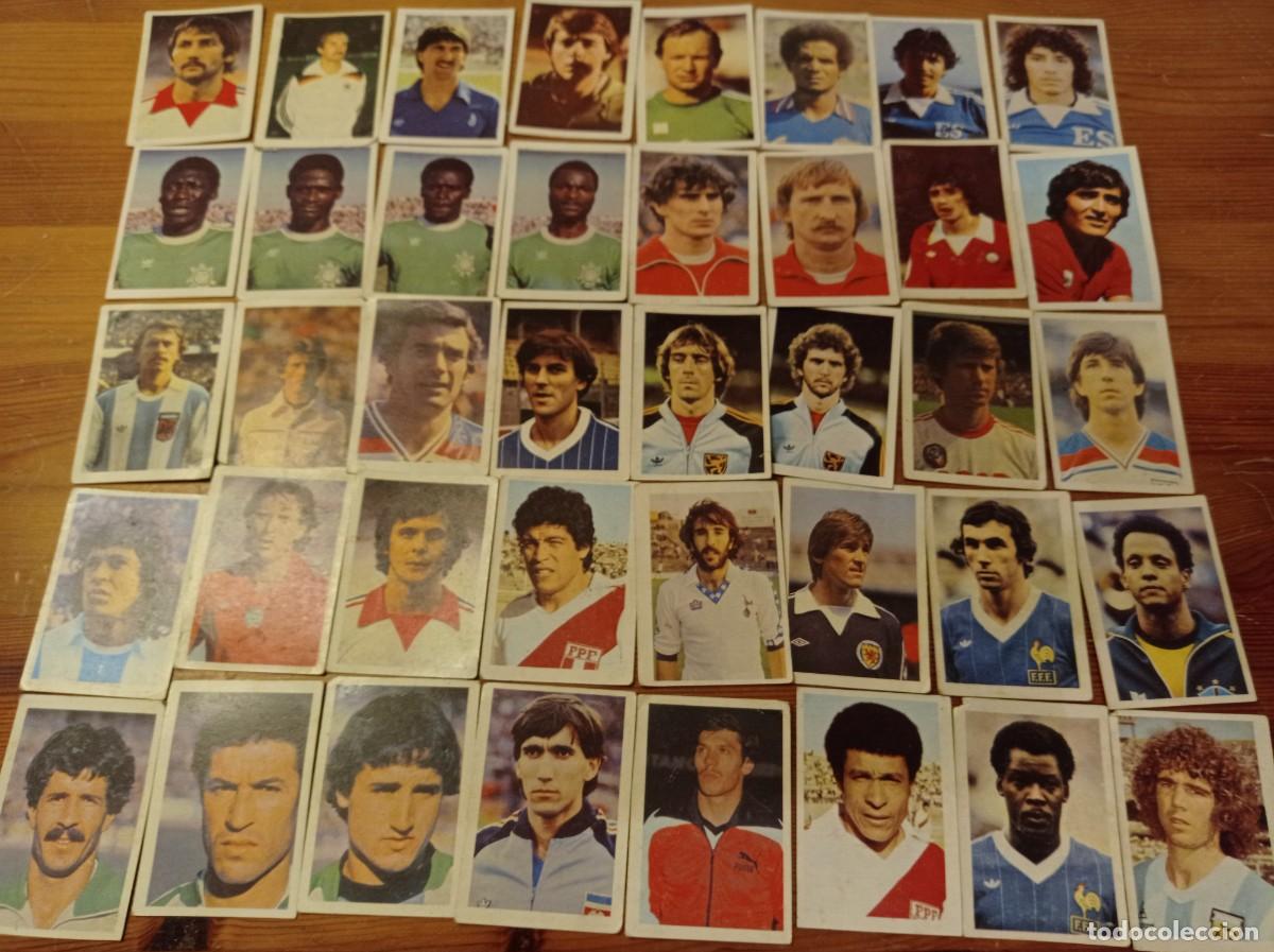Figurine di Calcio: Lote de 75 cromos Espa&ntilde;a 82 FHER recuperados
