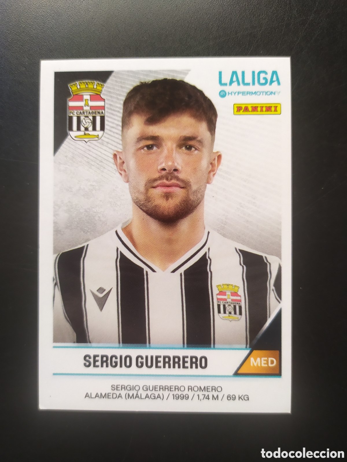 Figurine di Calcio: Liga Hypermotion 2024 2025 24 25 panini Sergio Guerrero n&deg; 92 Cartagena