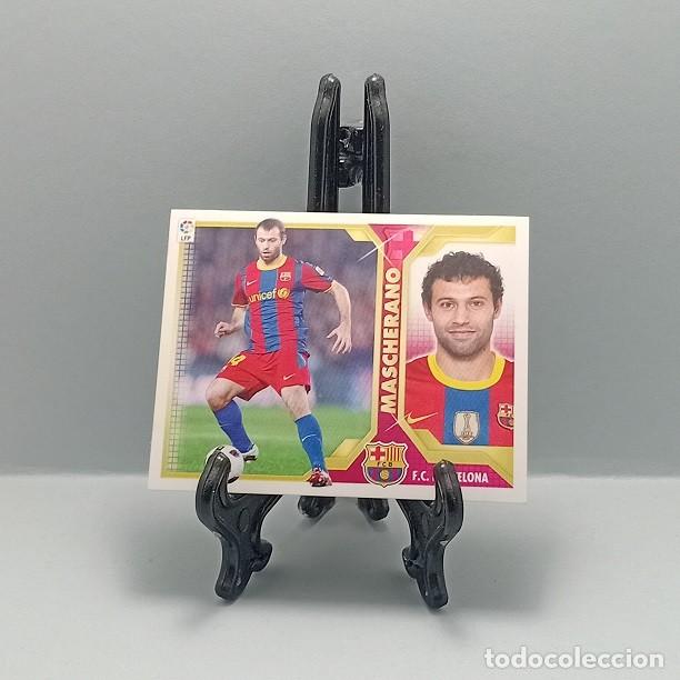 Cromos de F&uacute;tbol: 9 JAVIER MASCHERANO FC BARCELONA CROMO LIGA EDICIONES ESTE 2011-12 2011 2012 NUEVO NUNCA PEGADO